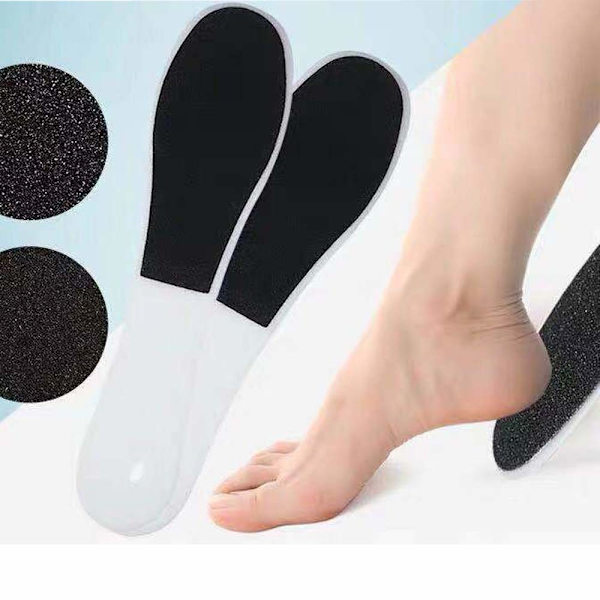 10 ST Footfil Callus Remover, Dubbelsidiga Fotskrubbar för