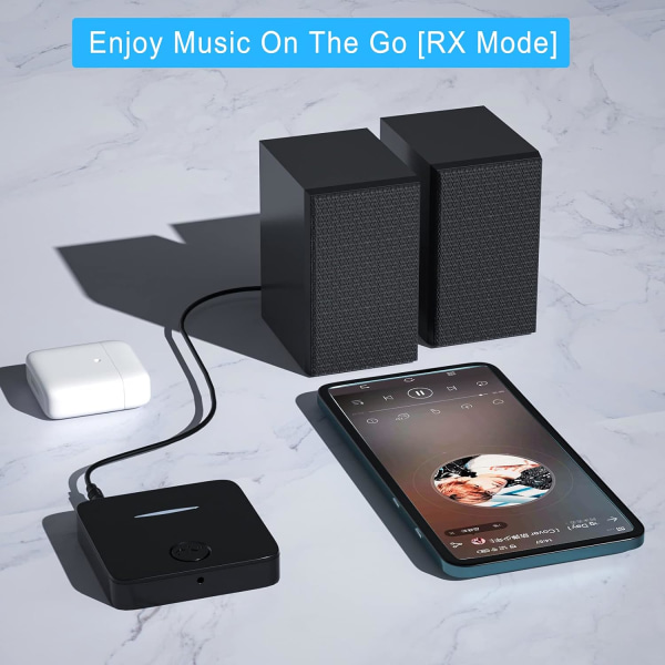 Bluetooth 5.0-sender, Bluetooth-mottaker, Bluetooth-adapter