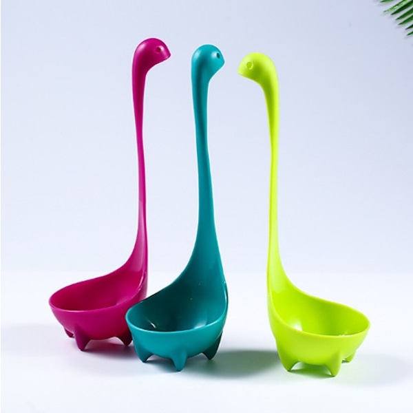 Slev för soppa, söta presenter, roliga köksredskap, Loch Ness-design,