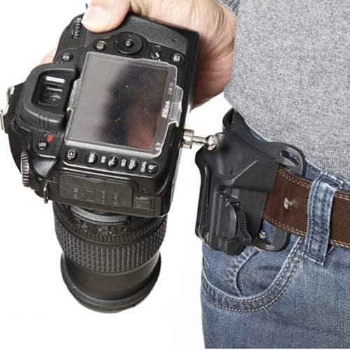 2 stk DSLR Kamera Belteklips Midjeholster Holder Seler
