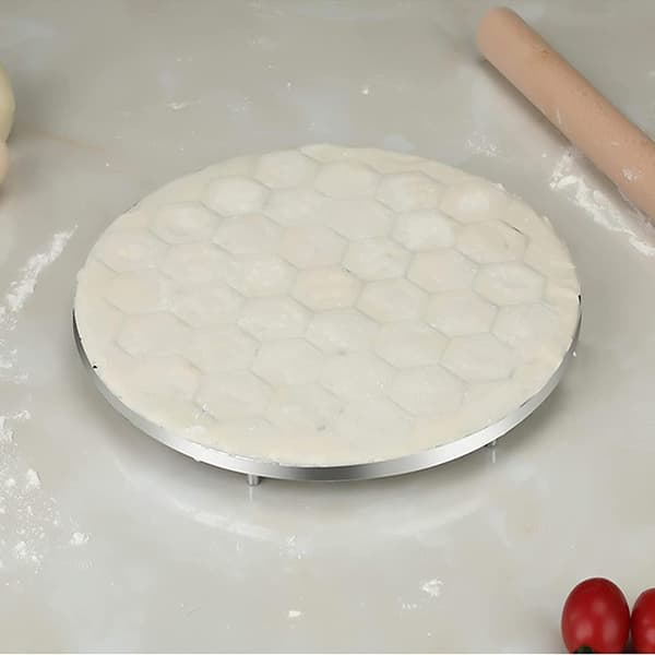 1 stk Hjemme rund dumplingsform 37 huller dumplings innpakning