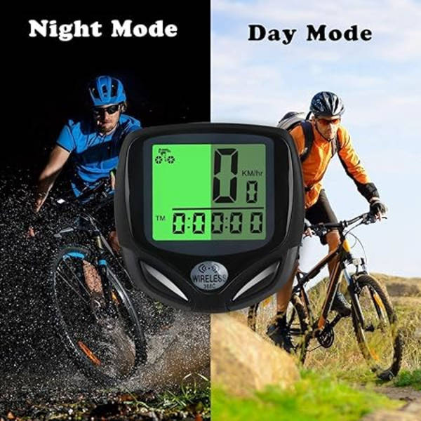 Trådløs Cykelspeedometer, Vandafvisende Cykelcomputer og Odometer