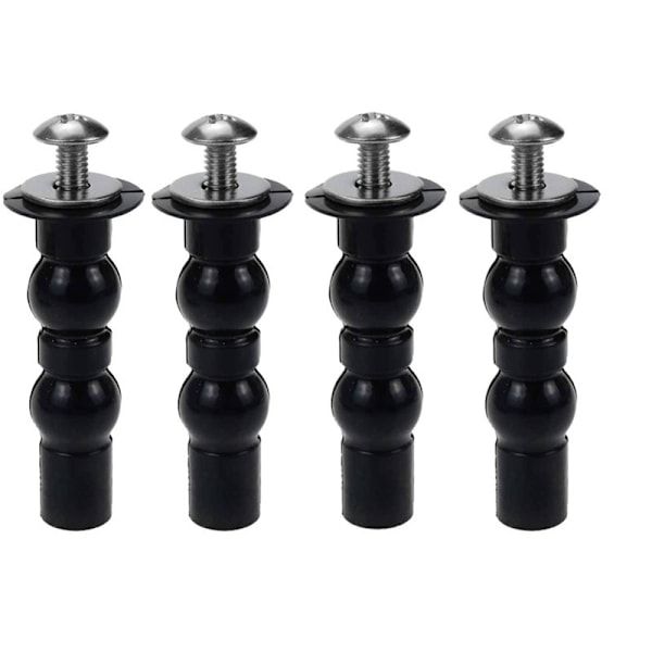 6-pack Universal Toalettlocksskruvar, Expanderande Gummi