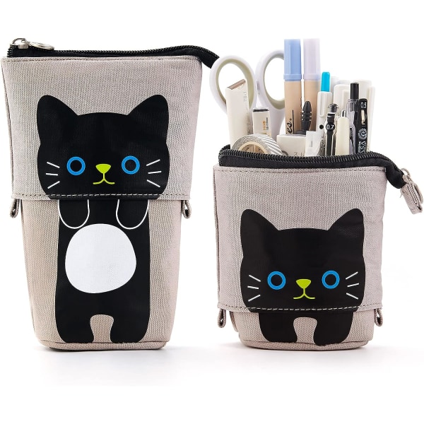 Cat Telescopic Pencil Case for Teachers and Students, Pencil