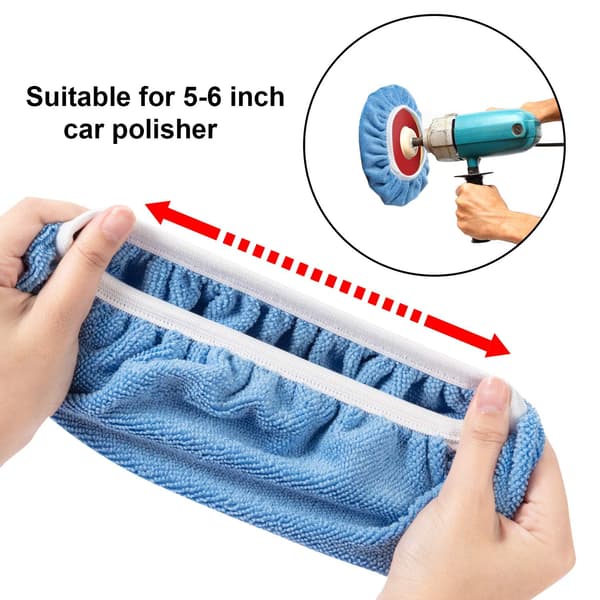 20 stk bilsporbuffering polering matte mikrofiber