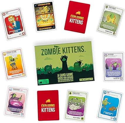 Kitten Zombie Kitten Explosion - kortspel för vuxna