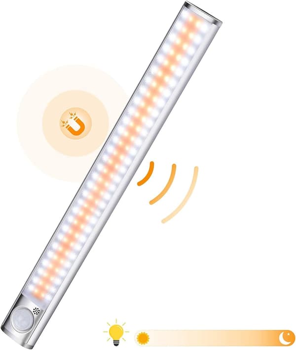 120 LED Trådløs Automatisk Belysning Under Skap Skap Usb