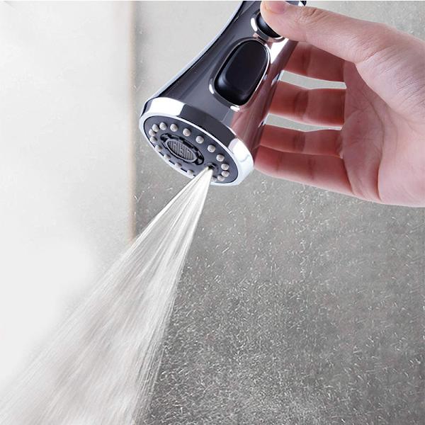 Træk ud Køkkenvaskblander 3 Funktioner Spray G1/2 Grøntsag