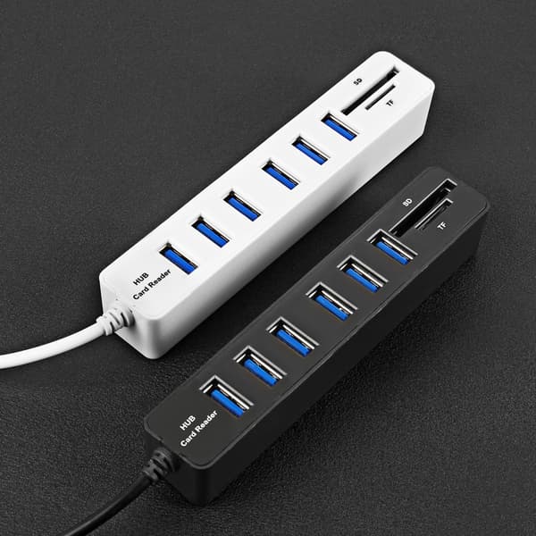 JDL-HSD8 USB-hubbkombinationssplitter 3/6 portar valfri USB 2.0 hög hastighet