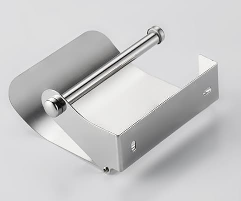Selvklæbende Toiletpapirholder, Glansfuld Rustfrit Stål
