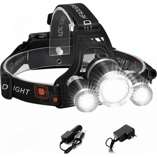 Päälamppu Led Ladattava High Lumen - Led otsalamppu taskulamppu w