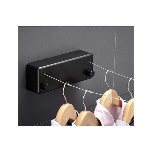 Retractable Clothesline Invisible Steel Wire Two-Wire Punch-Free