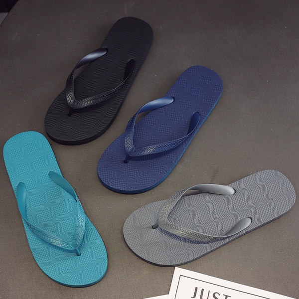Mørkeblå flip-flops blandet
