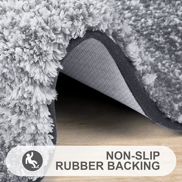 1 stk Mikrofiber Badematte, 40 x 60 cm, Sklisikker Superabsorberende