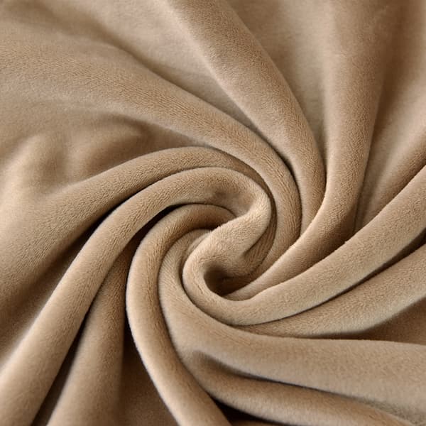(Beige, 1 stycken) Skandinaviska Stolsöverdrag Stretch Sammet Lyx