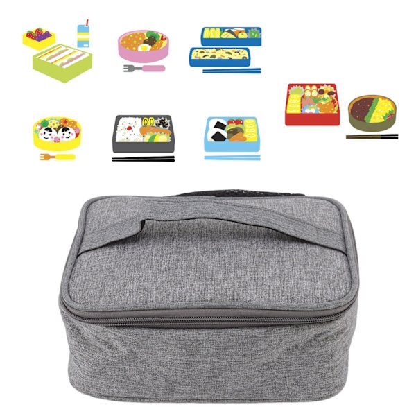 Bärbar matvärmare lunchbox, lämplig för kontor, resor och gym
