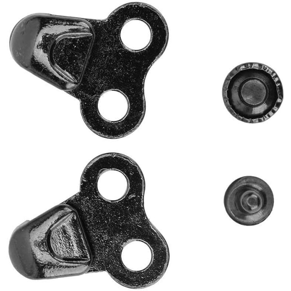 2 Pairs Alloy Shoe Hooks with Rivets for Hiking Shoes