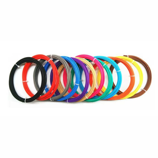 PLA 3D-penna Filament Påfyllningspaket (12 Färger, 3m Var)