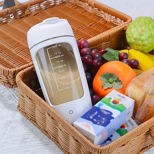 Automatisk Shaker, Proteinshake-flaska, Passande (Vit)
