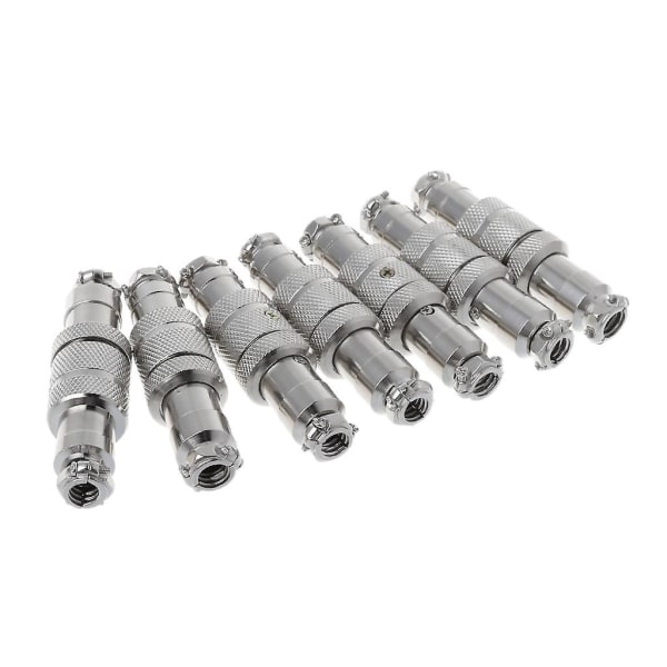 Gx16 Butting Aviation Han-stik, Hunkontakt 2/3/4/5/6/7/8 Pin