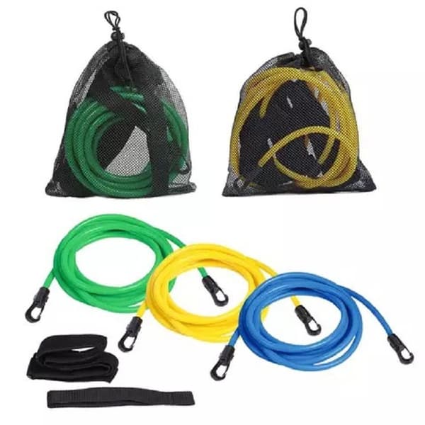 Simtränings Elastiskt Rep Bungee Träningsbälte Motstånd