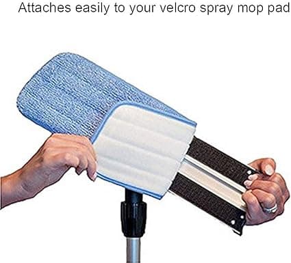 4-pak Blå Mikrofiber Mopp Hoder for Våte/Tørre Mopper