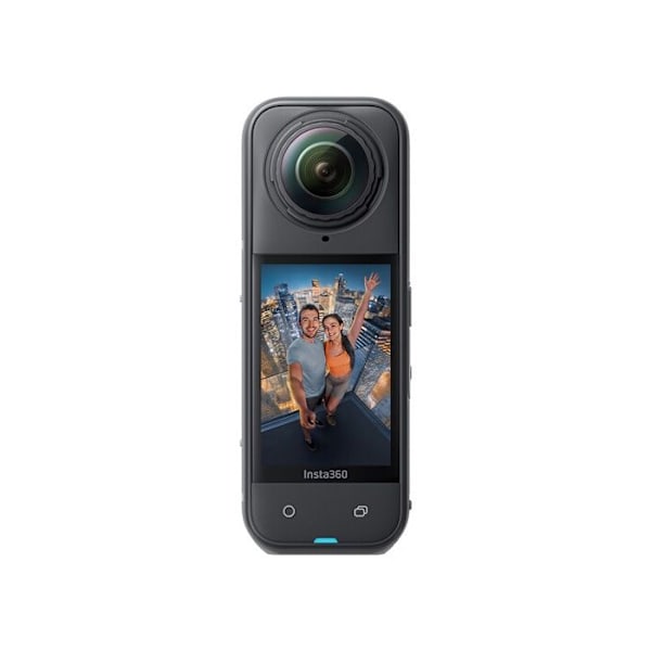 360° sportskamera - INSTA360 - X5 - 8K - Vandtæt - Forbedret lavtlys. Sort