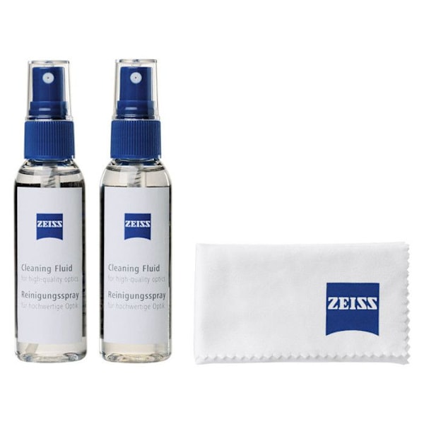 Zeiss puhdistussuihke 2 x 60 ml + mikrokuivatusliina 2390-368 Kameran puhdistussarja