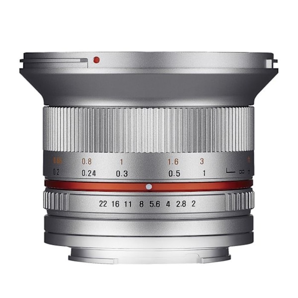 Vidvinkelobjektiv - SAMYANG - 12 mm f/2.0 NCS CS - F-2.0 bländare - Micro Four Thirds