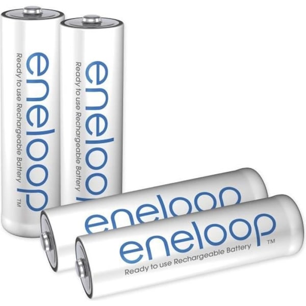 Pile NiMH Eneloop Micro (AAA) med 750mAh - 4 stykker