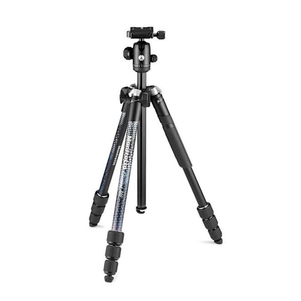 Manfrotto Element MII Aluminium Sort - Aluminiumsrejsetræ, maksimal belastning 8 kg, aluminiums kuglehoved
