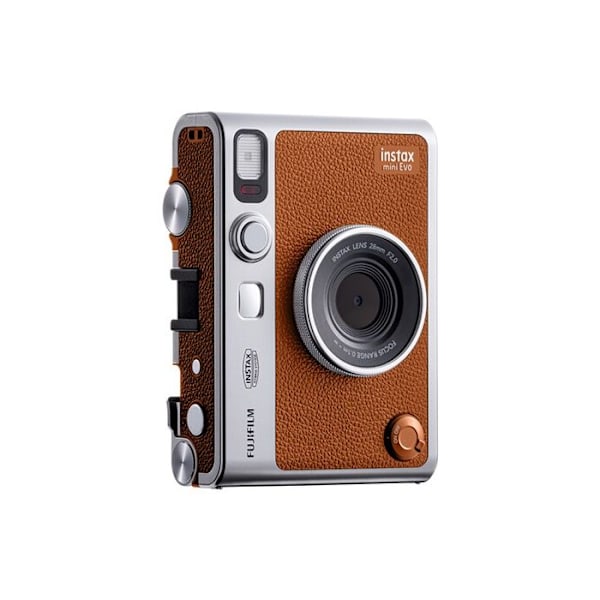 Instantkamera - Fujifilm - Instax Mini Evo - Värvi ruskea - Bluetooth - Sisäänrakennettu salama kastanj