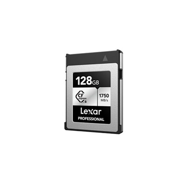 LEXAR Professional CFexpress 128 Gt Type B -kortti SILVER-sarja 1750R/1300W MB/s