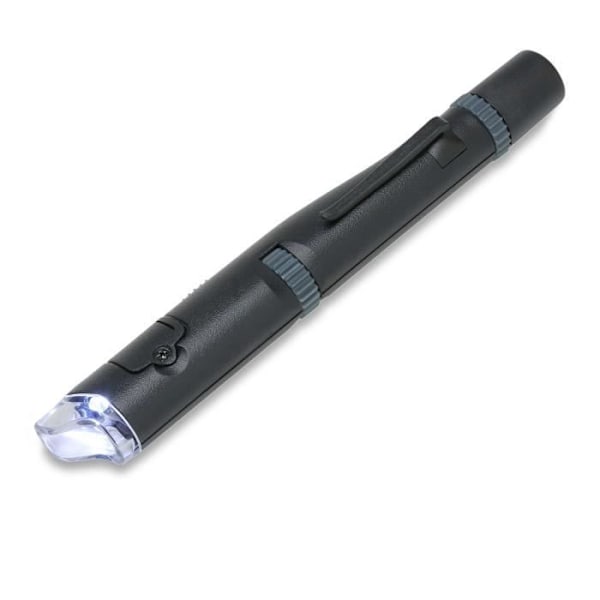 Bærbar LED-mikroskop Carson - Forstørrelse 24-53x - Zoom - Sort