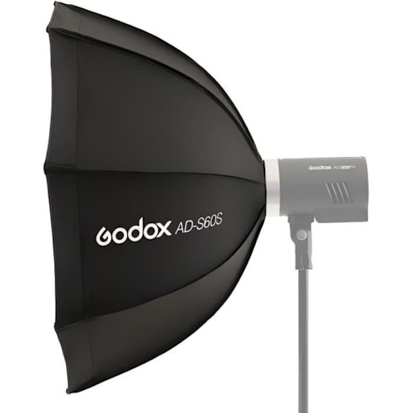 Godox AD-S60S 60cm Softbox med Hurtig Montering i Paraplystil