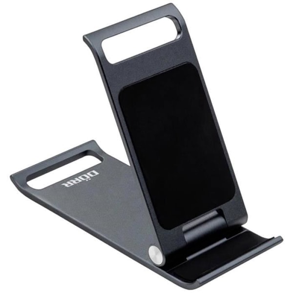 Support til smartphone - DORR - ST-1155 - Grå metal - Metalliseret - Korrekt placering af enheder metallisk grå