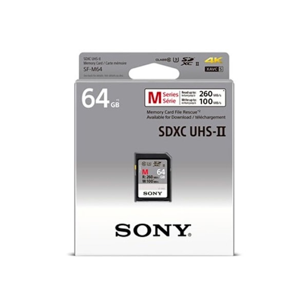 Sony SD-kortti 64 Gt R277/W150 - SF-M64