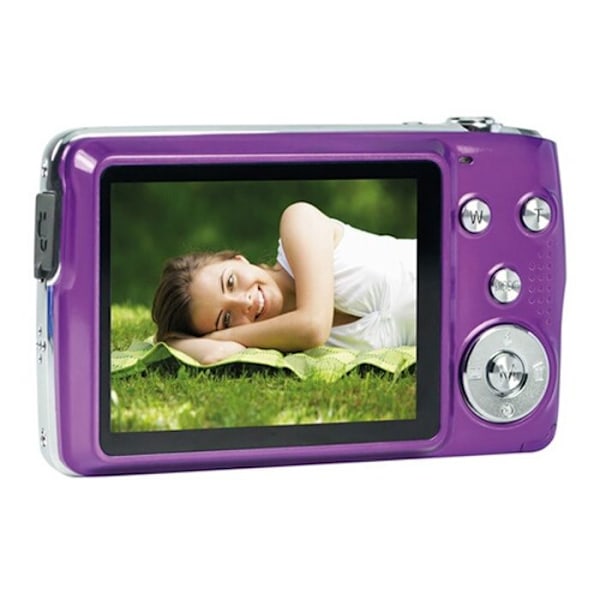AGFA PHOTO Realishot DC8200 - Kompakti Digitaalinen Kamera 18MP, Full HD Video, LCD 2.7'', 8X Zoom, 16GB SD-Kortti - Violetti