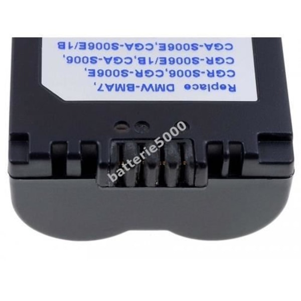 Batteri till Panasonic modell/ref. CGR-S006E 7...