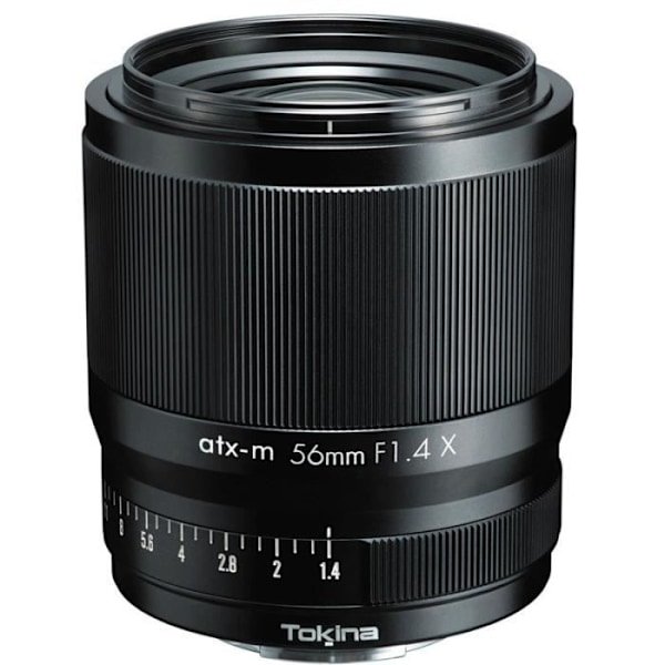 Objektiv - Tokina - ATX-M 56mm f/1.4 - Blænde f/1.4 - Kompatibel med Fuji X - Farve Sort