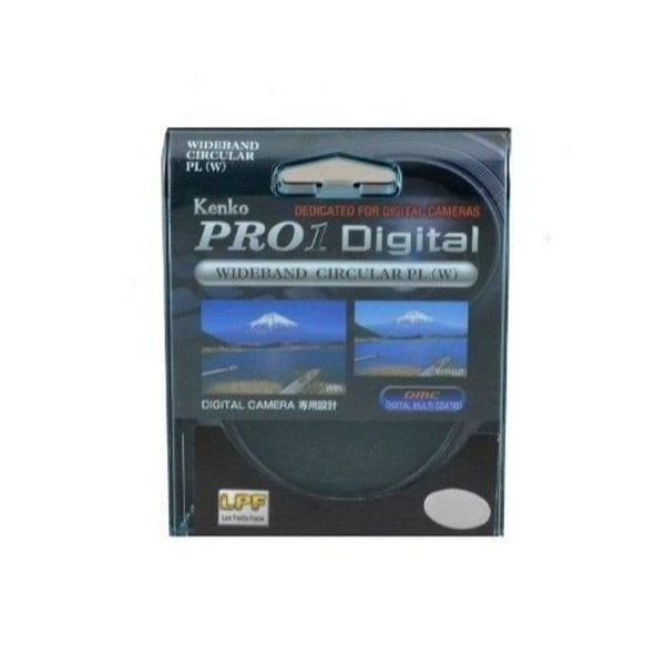 Kenko PRO 1 Digital extra platt cirkulärt polariserande filter för 55 mm kamera