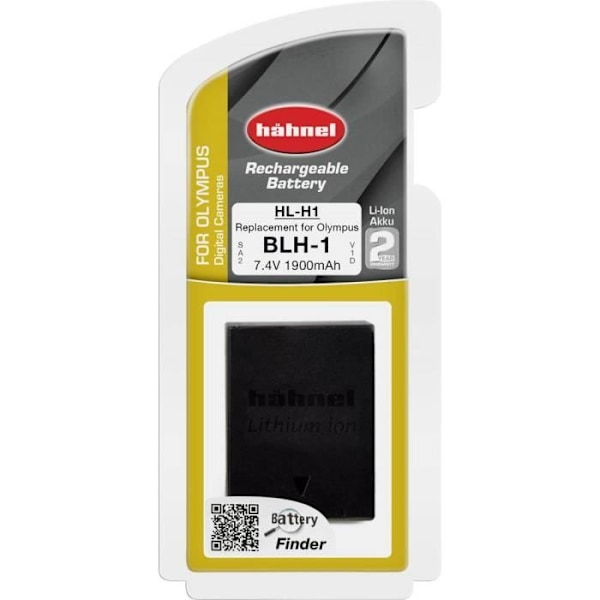 Akku kameralle Hähnel Korvataan alkuperäinen akku BLH-1 7.4 V 1900 mAh HL-H1