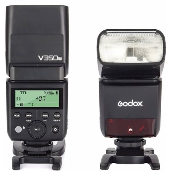 Flash cobra Godox V350S - Kit SpeedLite TTL til Sony - Batteri inkluderet - Oplader inkluderet - Kompakt og let