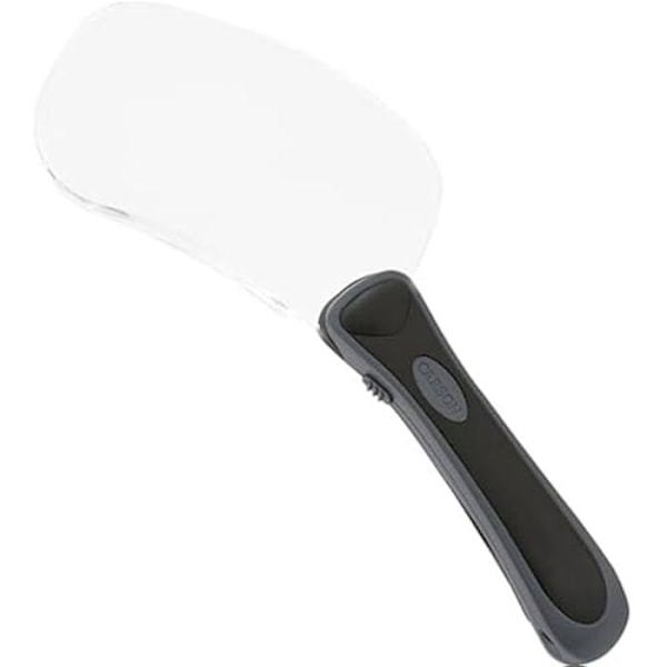 Carson Rectangle RimFree Rimless Magnifier, 2x förstoring med LED-ljusfunktion