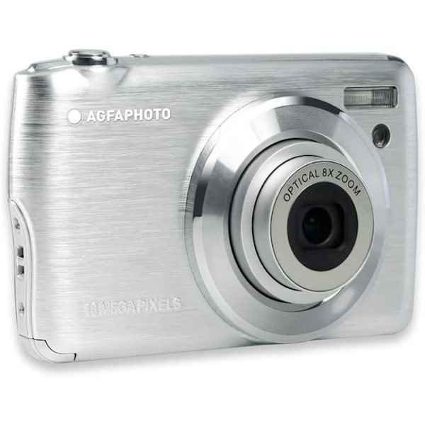 Kompakti Digitaalinen Kamer - AGFA PHOTO - DC8200 - CMOS - Optinen Zoom x8 - FHD 1080p Hopea