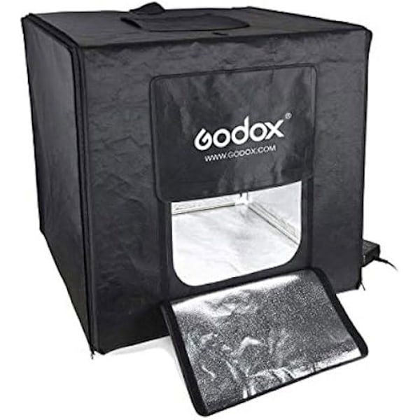 Godox Kannettava valokuvausstudio - Kolmoislähde LED-valoa Svart