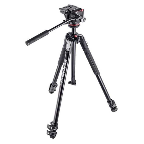 Manfrotto stativ mk190x3-2w (mt190x3 + fluidhuvud mhxpro-2w)