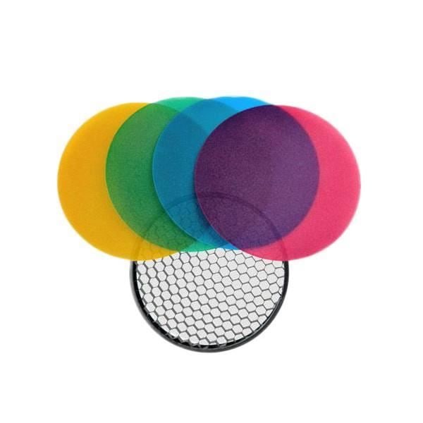 Godox Witstro Salama Väri Ruudukko Reflektorikitti 120mm