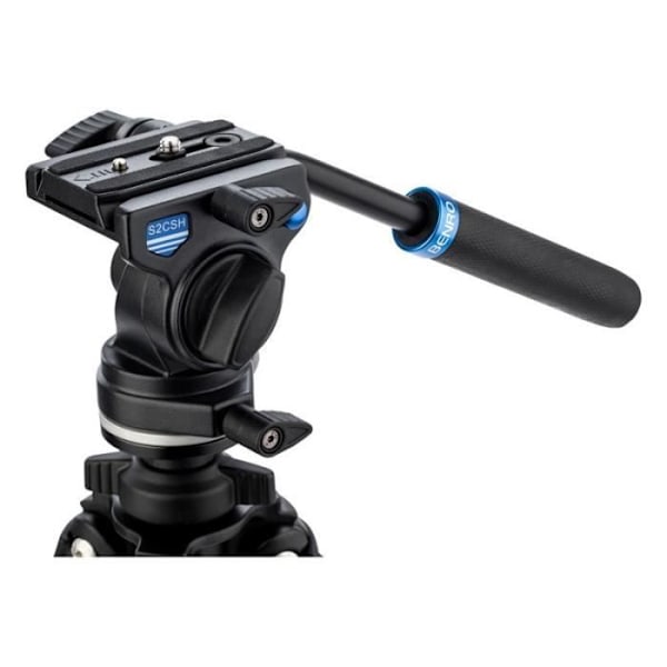 Benro kit stativ slim video + huvud s2c - tsl08as2csh