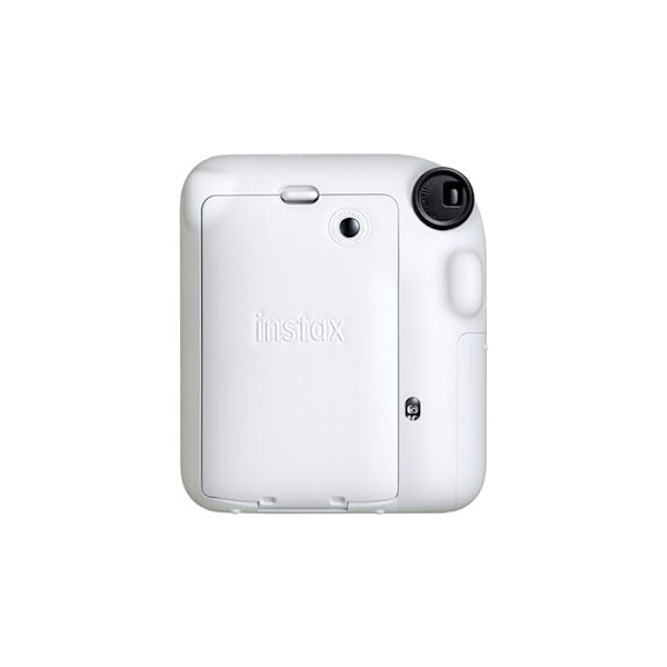 Sofotografisk kamera - FUJIFILM - Instax Mini 12 - Vit lera - Automatisk exponering - Selfie-spegel Vit